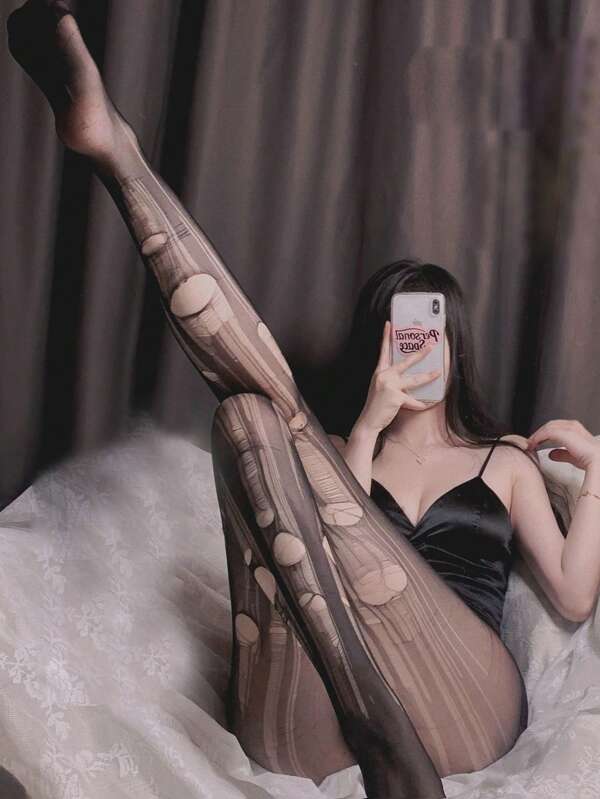 Sexy lingerie, gemakkelijk te scheuren kousen, dun ontwerp, wegwerp, met de hand te scheuren kousen, verwijderbaar, sexy dameskousen, zwarte zijde, niet verwijderbaar