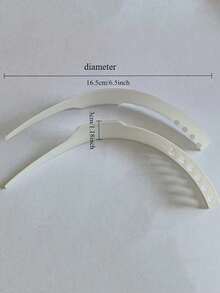 1pc Sleek Invisible Plastic Collar Clip, Collar Stay, Adjustable Size, Provides Fashionable Embedded Support For Shirts To Ensure Perfect Collar Fit Without Feeling Bulky, Universal Shirt Collar Stay