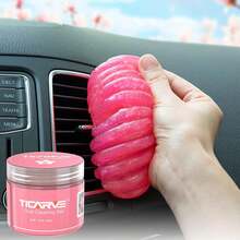 Car Cleaning Gel Detailing Putty Car Putty Auto Detailing Tools Car Interior Cleaner Cleaning Slime Car Accessories Keyboard Cleaner/NT WT: 5.6 Oz (160 Gr) - Màu Hoa hồng đỏ - Xem 1