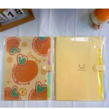 2 Packs Expanding File Folders With 5 Pockets 16 Labels, School Home Office Must Have, 4 Summer Fruits Patterns Optional