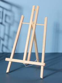 1pc 40cm Tabletop Painting Easel Folding Display Stand, Includes 10pcs Nylon Brush Set For Poster, Watercolor, Acrylic Oil Painting & Drawing,Back To School,School Supplies - one-size - View 13