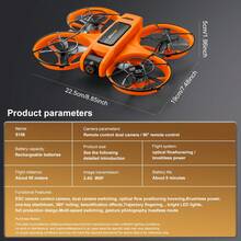 TOKQI 2025新款S156屏幕遥控无人机，配备双摄像头、4.92英寸遥控器屏幕、带避障功能的四轴飞行器、强劲的无刷电机和光流悬停技术，是万圣节的完美礼物