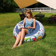 1pc Thickened Inflatable Slouchy Sofa Lounge Chair - Perfect For Outdoor Patio And Indoor Relaxation - Multicolor - View 8