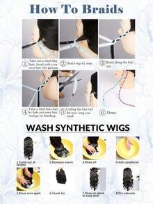 Lễ hội âm nhạc 26 inch 6 sợi tóc tổng hợp tóc dệt tổng hợp kéo dài trước màu đen nâu 613# sợi nhiệt độ thấp, chống cháy ở nhiệt độ thấp và tạo kiểu bằng nước nóng xoăn sóng tết phù hợp cho phụ nữ tiệc tùng hàng ngày - Nhiều màu - Xem 11