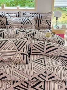 3 件套床上用品，柔软亲肤，包含 1 个羽绒被套和 2 个枕套，无填充物，适合宿舍、卧室、家居使用，多种尺寸可选