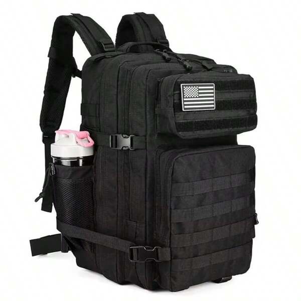 Sac à dos tactique SEYATULLH de 45 L, sac militaire pour l'armée, randonnée, escalade, camping avec poche pour bouteille