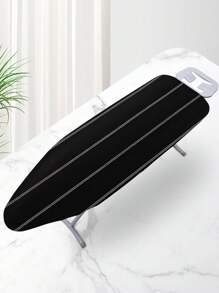 1pc Linen Black & White Striped Ironing Board Cover, Scorch Resistant Protector Pad - one-size - View 6
