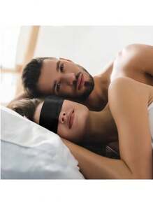 1 pièce Ruban de sommeil interactif pour couple - Masque pour les yeux à ruban pour le masque (bordeaux/violet/noir) Essentiel pour bloquer la lumière pour un sommeil profond pendant les voyages, fournitures pour femmes pour les fêtes, les soirées entre célibataires