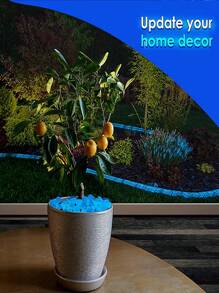300Glowing Pebbles, Glowing Decorative Stone Powered By Light And Solar Energy, Outdoor Decoration Of Walkways, Gardens & Swimming Pools, DIY Making, Aquarium Decoration, Passage Decoration, Potted Plants, Fish Tank Decoration