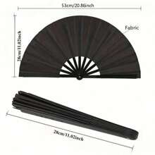1pc Fan, Bohemian Style Hand Fan Suitable For Line Dance And Performance, Foldable And Portable Plastic Design Summer Cooling,Beach,Travel