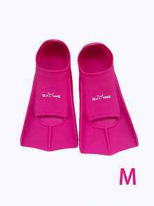 1pc Free Diving Swimming Training Fin, Solid Color/Multicolor Silicone Professional Snorkeling Training Equipment Unisex, Beach Essentials, Beach Accessories, Pool Float - Multicolor - View 9