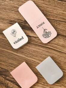 定制书签、定制书页夹、返校阅读书签、定制 PU 磁性书签、DIY 阅读追踪、带花的 PU 书签、个性化磁性书签、定制姓名书签、爱书人的生日礼物、学校用品、返校、便携、轻便、多功能、实用、为她、他、朋友、闺蜜、家人、同桌定制的礼物，一份有意义的礼物。