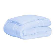 Double Percale 400 Thread Count Satin Duvet For Every Style - Baby Blue - View 3