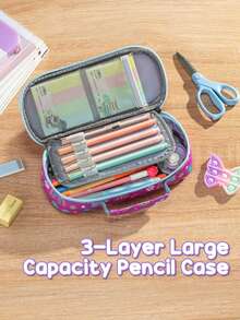 3PCS Cute Kids Backpacks For Teen Boy Girl - Waterproof Bookbag Set Primary School Daypack Elementary Students Knapsack With Lunch Box & Pencil Case For Preschool Kindergarten Backpack Back To School Student - Mermaid - View 9