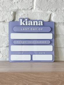 Cartel personalizado de pizarra escolar, Cartel acrílico del primer día de clases|Cartel escolar personalizado|Prop de foto de vuelta al colegio|Cartel personalizado del primer y último día de clases|Cartel de hitos., Multifuncional, , Ornamental, Exquisito, Elegante, Colorido, Moderno, Personalizado, Único, Para el Día de San Valentín, Para el Día de la Madre, Para bodas, Para el estreno de una casa, Multifuncional, , Elegante, Oficina, Para el Día de San Valentín, Para el Día de la Madre, Para bodas, Para el estreno de una casa,Suministros de regalo de Navidad - Etiqueta de información para niños - Ver 6