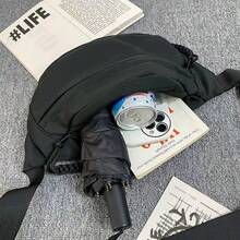 Waterproof Large - Capacity Chest Bag | Minimalist Fashion Design | Perfect For Daily Commute, Travel Adventures, Outdoor Hiking & Streetwear Styles | Lightweight Waist Pack For Men | Ideal For Storing Phones, Wallets, Essentials 2 0s Style Streetwear