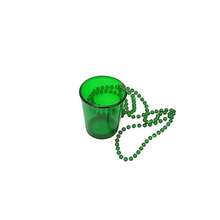 12pcs Transparent Beaded Chain Cup Necklaces - Suitable For Singles' Party, Beer Festival, Carnival, Halloween And Etc. - Plastic Wine Glasses, For Party Supplies And Gifts, Novelty Items, Party Decorations, Party Essentials, Thick & Durable, Reusable, Applicable For Birthday Decoration, Halloween Costume, Role Playing, Photobooth, Wedding Decoration, Bachelorette Party, Graduation, Hawaiian Party And So On. - Multicolor - View 3