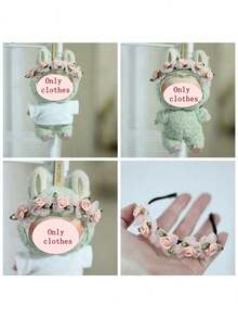 仅 1 件衣服（无娃娃），适合 17 厘米第一代/第二代/第三代娃娃衣服、替换服装、悬挂配件、连衣裙、帽子、套装 - 彩色 - 查看 9