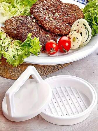 1st hamburgerpress fylld hamburgerpress Plast köttgrill Fest BBQ hamburgermaskin Form Hamburgermaskin köksredskap