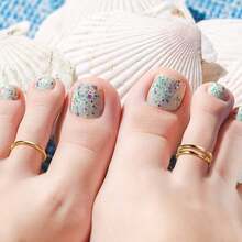 CIZME 1PC Gold Adjustable Toe Rings For Women Gold Toe Ring Gold Toe Rings For Women Silver Toe Ring Silver Toe Rings For Women Stainless Steel Open Tail Ring Women Beach Foot Jewelry Set