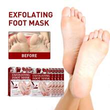 5pcs Salicylic Acid Foot Peeling Mask, Nourishes, Softens Skin, Removes Calluses And Dead Skin, Moisturizes