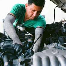 1 Pair Of Cut Resistant Sleeves With Thumb Holes, Level 5 Protection, Cut Resistant Safety Arm Sleeves, Arm Protectors, Gardening Arm Sleeves, Gardening Gloves, Welding Gloves