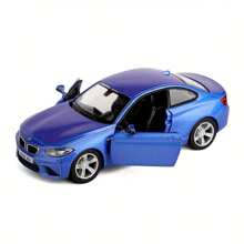 Burago RMZ Simulation 1:36 Alloy BMW M2 Alloy Car Model, Children's Toy Car Ornament, Pullback Car Model, Can Open Door, Birthday Gift