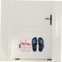 No Punching Bathroom Slipper Mounted Shoe Storage Holder Easy Installation Strong Load Bearing For Bedrooms Bathrooms And Hotels - As Pic - View 6