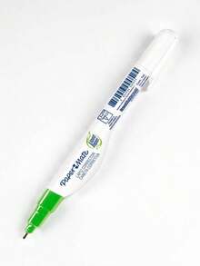 Paper Mate 6 plumas correctoras liquid paper corrector liquido tipo pluma 7ml corrección escritura escolares oficina cubre errores fácil uso material resistente - Blanco - Ver 4