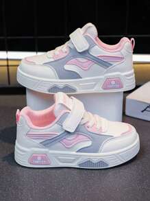 1 双儿童软底减震运动鞋，舒适轻便，适合室内外，春秋季 - 粉色 - 查看 1