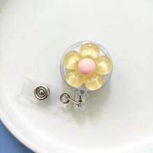 1 件 5 瓣花可伸缩夹式证件夹，防丢失工作证件名牌，适用于医生、护士、学校用品、返校 - 彩色 - 查看 9