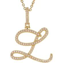 Gold Plated Initial Necklaces For Women Letter Pendant Necklaces Cubic Zirconia Stainless Steel Chain Iced Out Letter Necklace Birthday Gifts