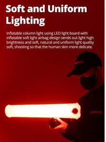 AMBITFUL GC30R 200K-10000K Flexible Soft Light Portable Outdoor Handheld Professional Photography LED Light, Suitable For Vlog Video Shooting