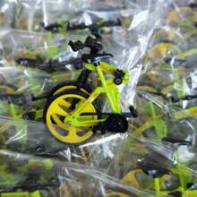 1pc Foldable Alloy Simulation Finger Bike, Creative New Downhill Mountain Bike Finger Toy
