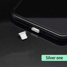3pcs Metal Dust Plug Compatible With IPhone 14 Pro Max Charging Port, Headphone Jack Stopper, Compatible With IPhone 13 - Multicolor - View 8