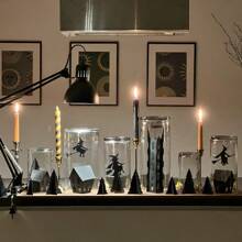 1 Stück Halloween Hexe Banner, Halloween Party Zubehör, Horror Halloween Kamin Hängende Girlande, Vintage Halloween Inneneinrichtung, Ziehflagge Party Papier Schwalbenschwanz Flagge, Halloween Thema Banner Heim Dekoration Halloween Dekoration Herbst Dekoration Raumdekoration