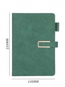 Customized Vintage A5 Leather Bound Notebook With Bookmark - Classic PU Leather Notebook For Business Meetings, College Students, Planner School Supplies - Multicolor - View 10