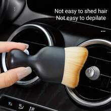Advanced Car Detail Cleaning Brush - Ultra Soft Bristles, Gentle Cleaning, Multifunctional Car Interior Dust Removal Tool, Deep Cleaning Of Hard To Reach Areas, Essential Accessory For Car Care - 黑色 - 查看 4