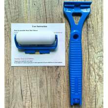 1pc Folding Back Lotion Applicator, 18.31 Inch Long Handle, Sunscreen Moisturizer Body Massager Roller, Detachable Travel Friendly, 2025 New Design