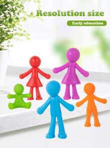 Juego educativo para niños, set de juguetes de clasificación, reconocimiento de colores, cálculo de cantidades, juego interactivo de aprendizaje temprano (color aleatorio)