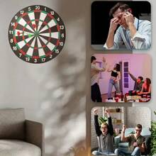 1set Professional Dartboard Set, 4/ 6 Soft-Tipped Darts, Digital Design, Can Be Hung, Durable Material, Suitable For Ages 18 And Above, Suitable For Competitions And Games, Indoor And Outdoor Relaxation Activities, Relieves Eye Fatigue