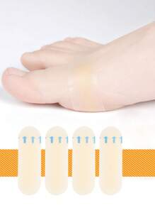 4pcs Heel Grips, Anti-Friction, Shoe Heel Cushion Pads For Leather Shoes And High Heels, Heel Protector Anti-Chafing Pads