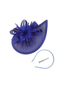 1Pc Tea Party Fascinator Hat For Women Kentucky Headwear Derby Pillbox Church Hat For Cocktail Wedding ,Hair Accessories, Tiny Hats, Mini Fascinator, Mini Cap, School Stuff, Gifts, Classy, Festival Outfits, Rave Accessories