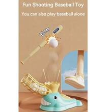 Baseball Pitching Machine Toy Set, Suitable For Indoor And Outdoor Fitness, Trains Hand-Eye Coordination - Multicolor - View 8