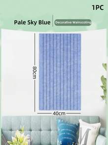 1pc Reusable No-Nail Soft Wall Cushion Panel, Adhesive Felt Wall Decor Board For Home & Office, Suitable For Decorating Feature Wall, Room Decor, Wall Covering, Photo Wall And Storage Organization In Bedroom, Study, Living Room, Entryway, Office