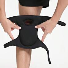2pcs- Open Wearing Ultra Thick Sponge Knee Pads, Knee Braces For Women& Men, Suitable For Use When Kneeling On The Ground To Reduce Knee Friction, Volleyball, Dance, Yoga, Cycling, Workout, Climbing, Doing Household Chores ( Black )