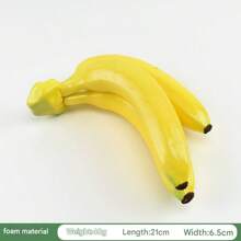5/7pcs Artificial Fruits For Home And Exhibition Decorations - Realistic Plastic Bananas, Kitchen Display Props, Suitable For Holiday Party Decorations, Easter, Photography Accessories Bananas - No Container Gifts Birthday Graduation