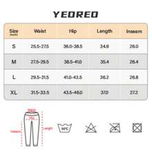 YEOREO Women's Workout Gym Leggings Julissa Hidden Scrunch Butt Sculpting Compression Mid Rise V Back Yoga Leggings 26\" - 碳灰 - 查看 5