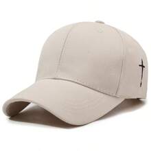1 Stück kreuz-besticktes lässiges, dekoratives Baseballkappe