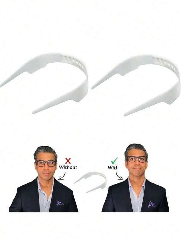1pc Sleek Invisible Plastic Collar Clip, Collar Stay, Adjustable Size, Provides Fashionable Embedded Support For Shirts To Ensure Perfect Collar Fit Without Feeling Bulky, Universal Shirt Collar Stay